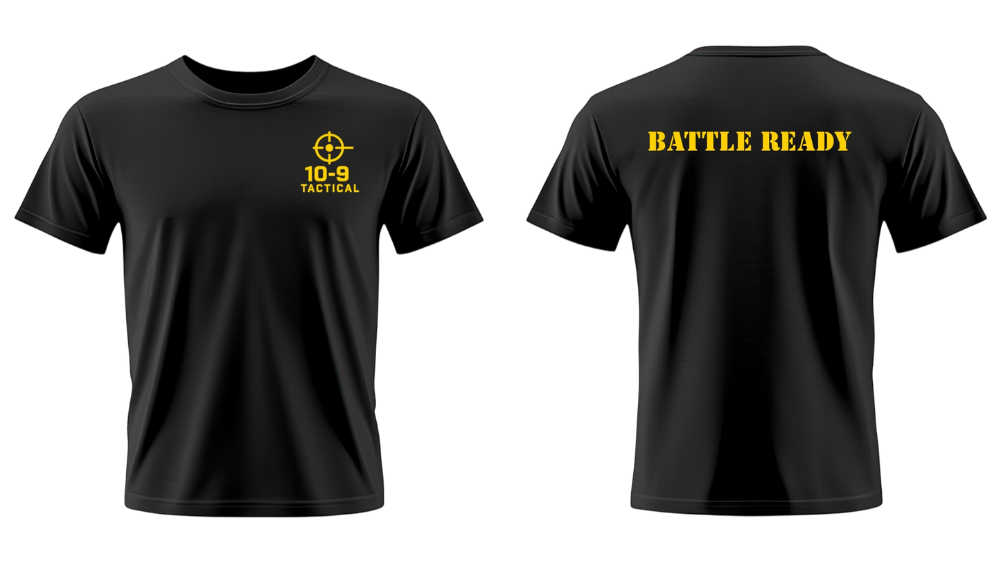 BATTLE READY BLACK T-SHIRT