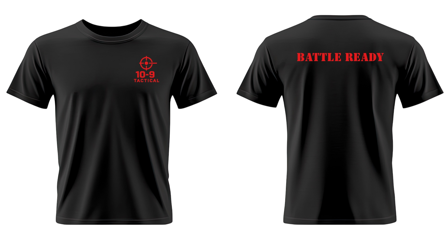 BATTLE READY BLACK T-SHIRT